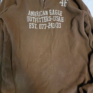 Men's American Eagle thermal type shirt size medium